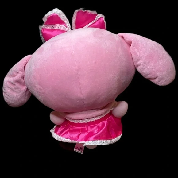 Sanrio Hello Kitty And Friends My Melody Pink Monochrome Plush stuffed animal - Picture 3 of 6